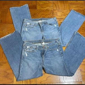 ☀️☀️ EUC ☀️☀️ Banana Republic 12P low rise boot cut zipper fly jeans ☀️☀️☀️